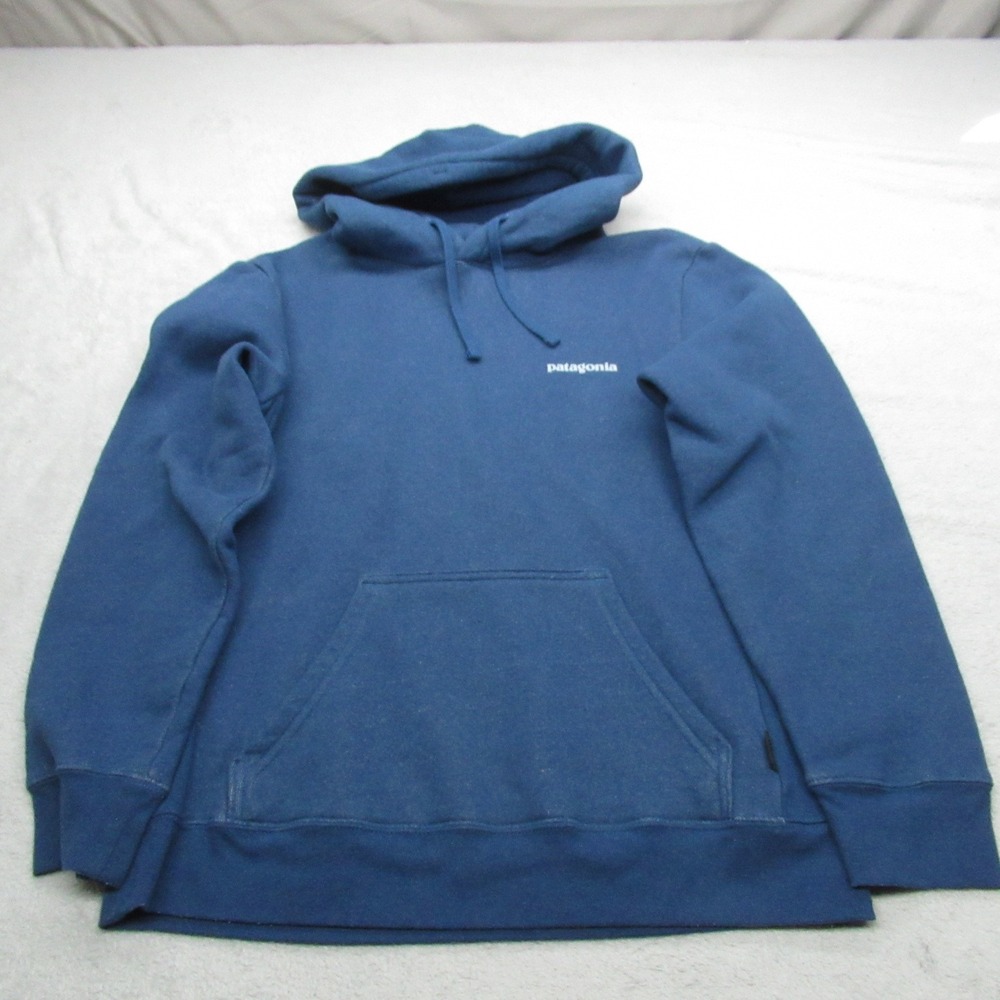Patagonia Roy Icon Uprisal Hoody‎ Unisex W Medium M Small Blue Pullover Outdoor